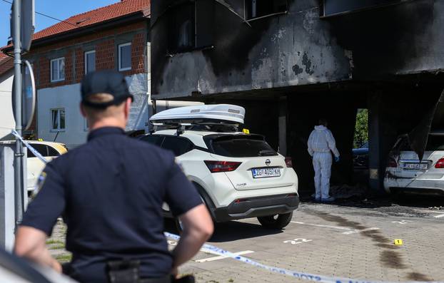 U Velikoj Gorici izgorjela dva Lamborghinija, stambena zgrada i druga vozila