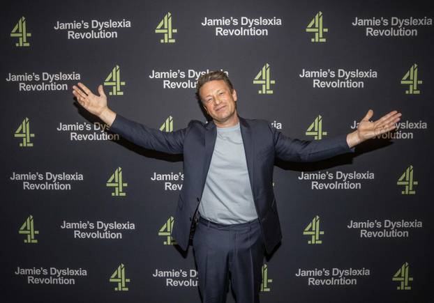 Jamie's Dyslexia Revolution photocall - London