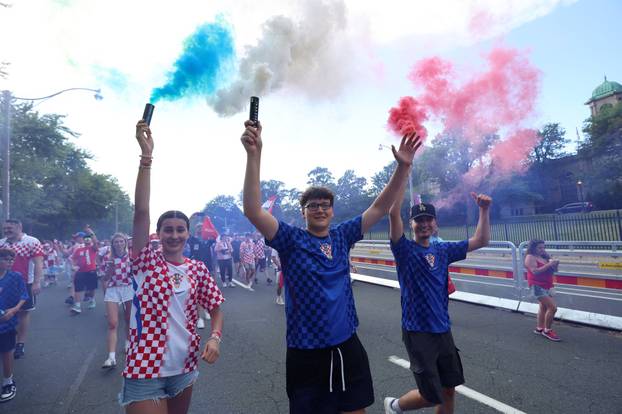 SP 2026 Toronto: Navijači razvili veliku hrvatske zastavu na uoči utakmice s Portugalom