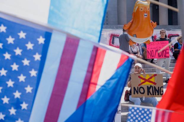 "No Kings" protest against U.S. President Donald Trump's administration policies in Los Angeles