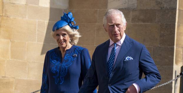 Royal Family at St George's Chapel