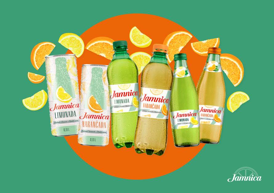 Jamnica limunada i Jamnica narančada novo gazirano osvježenje koje pršti od okusa