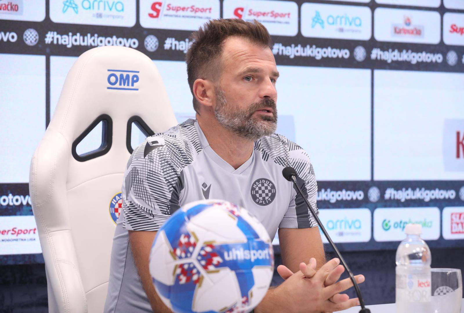 Split: Ivan Leko održao konferenciju za medije uoči utakmice s GNK Dinamo