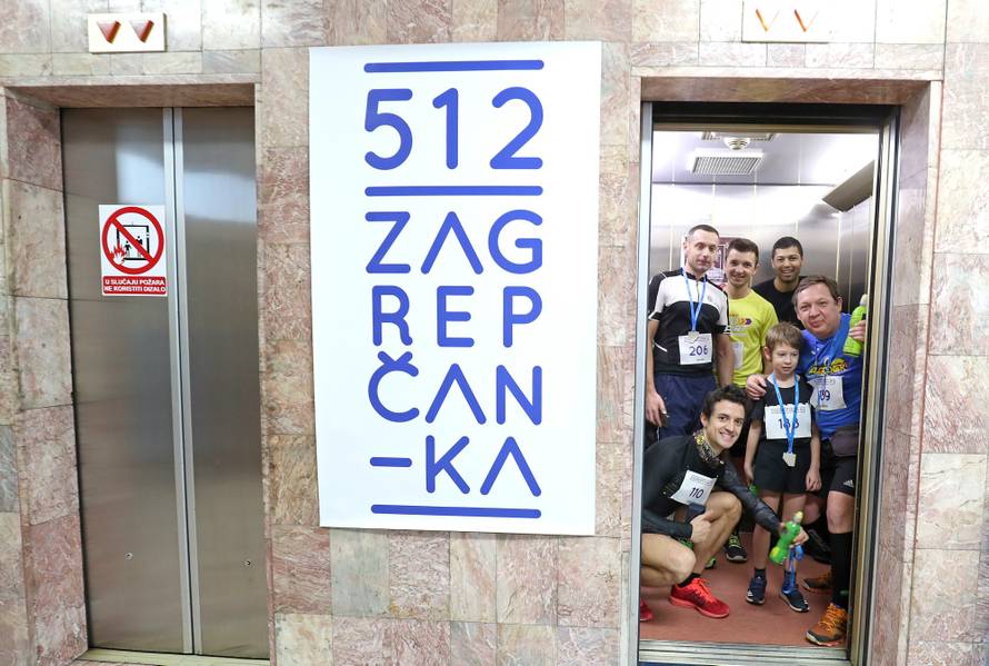 Zagreb: Utrka stepenicama na vrh ZagrepÄanke pod nazivom ZagrepÄanka 512