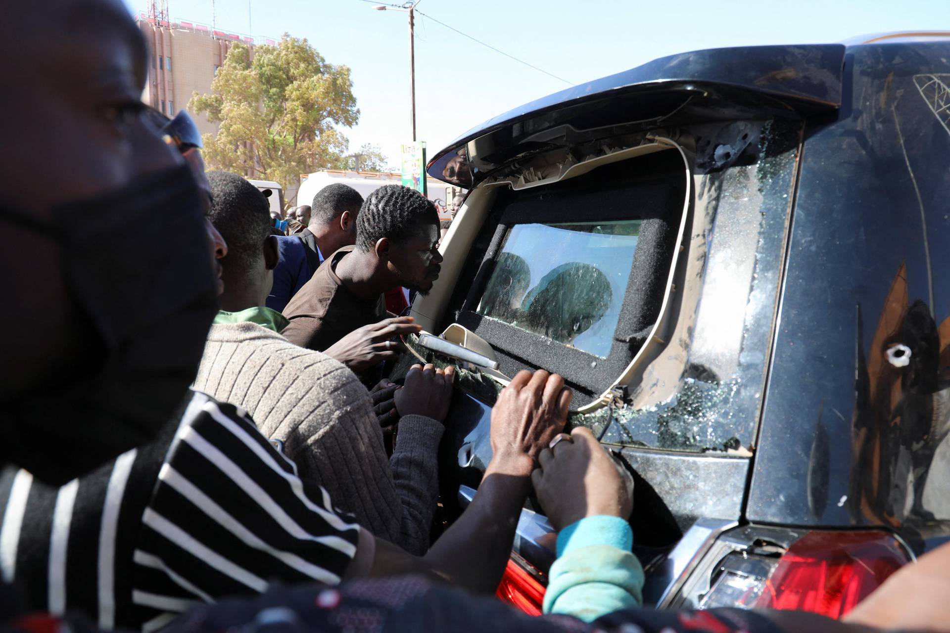 Burkina Faso President Kabore detained at military camp in Ouagadougou