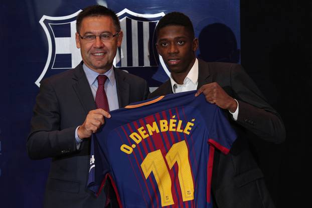 Soccer Football - FC Barcelona - Ousmane Dembele Presentation
