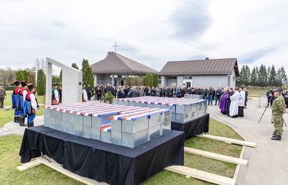 U Gospiću pokopali ostatke 253 žrtve iz Drugog svjetskog rata