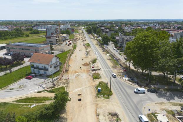 Zagreb: Radovi u Sarajevskoj snimljeni iz zraka