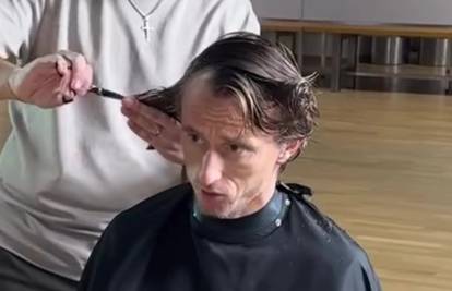 VIDEO Luka Modrić se ošišao. Pogledajte njegovu novu frizuru