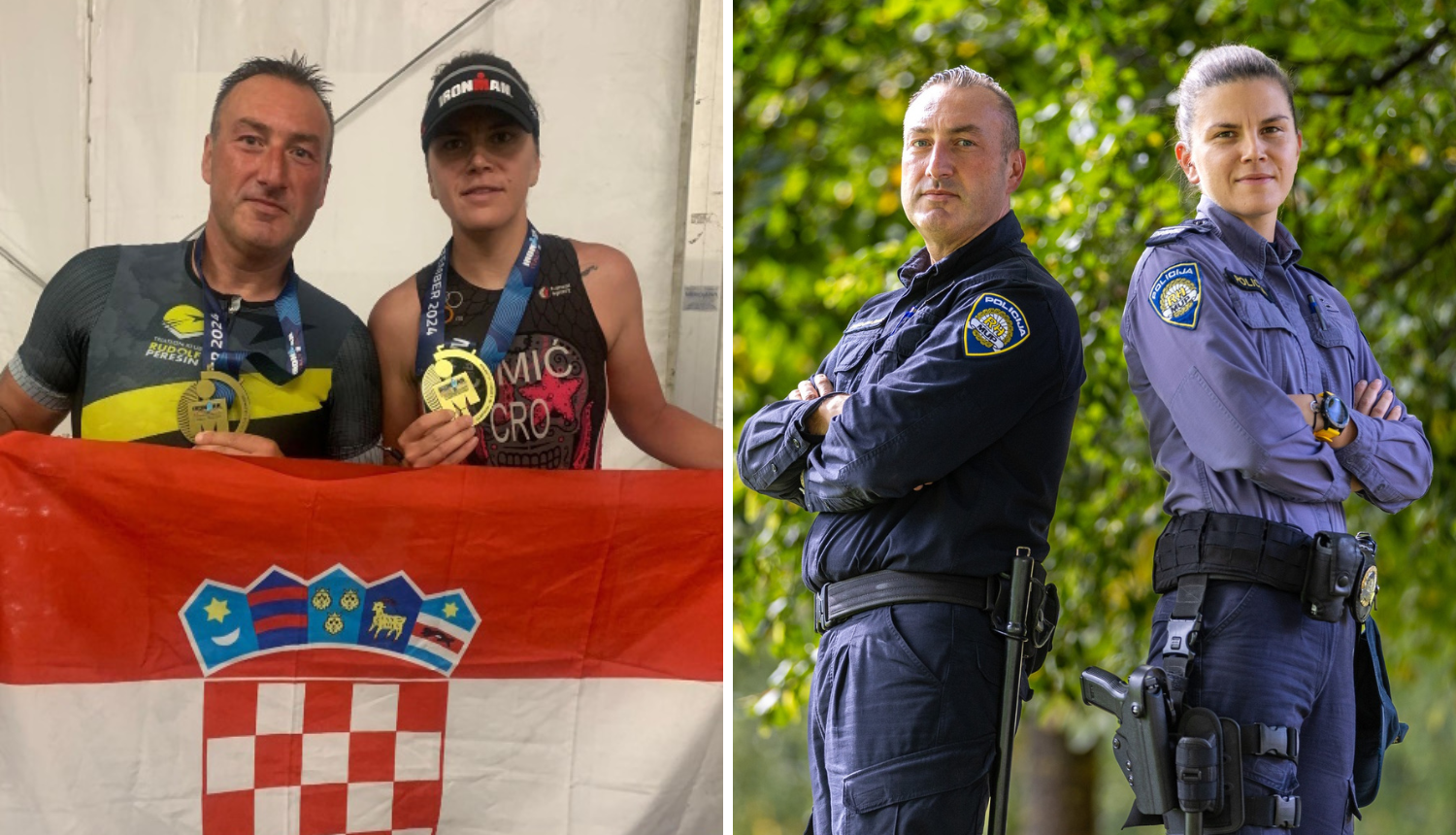 Ironman policajci Nives i Mario završili su triatlon utrku: 'Budili smo se u 3 ujutro da bi trenirali'