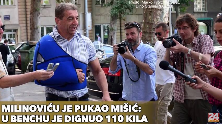 D. Milinović se ozlijedio dižući 110 kila: 'Nisam se  zagrijao'