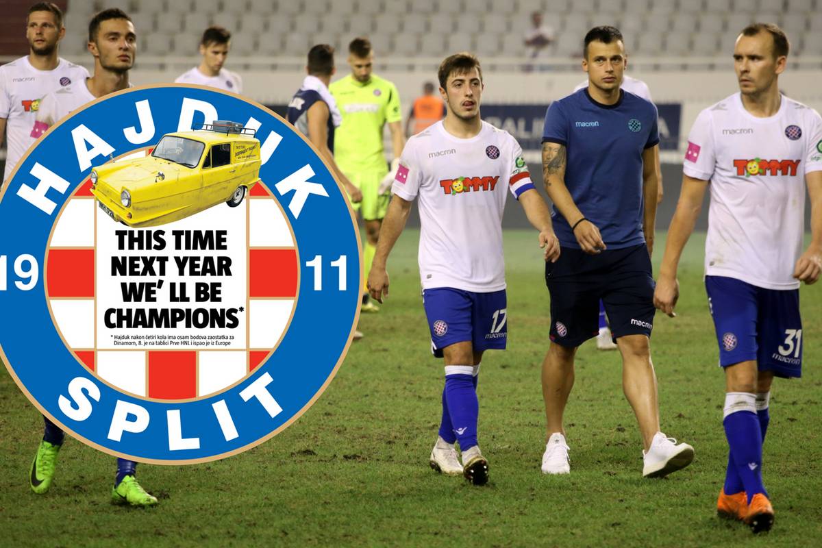 Hajduka trese kriza: This time next year we will be champions