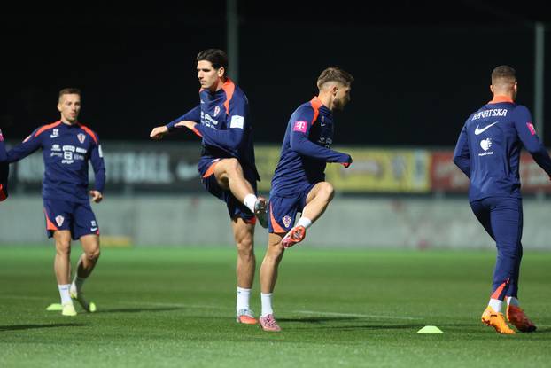 Rijeka: Hrvatski nogometni reprezetativci odradili trening