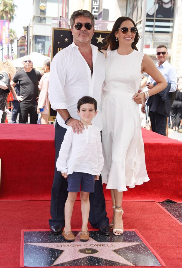 Simon Cowell Hollywood Walk of Fame Ceremony