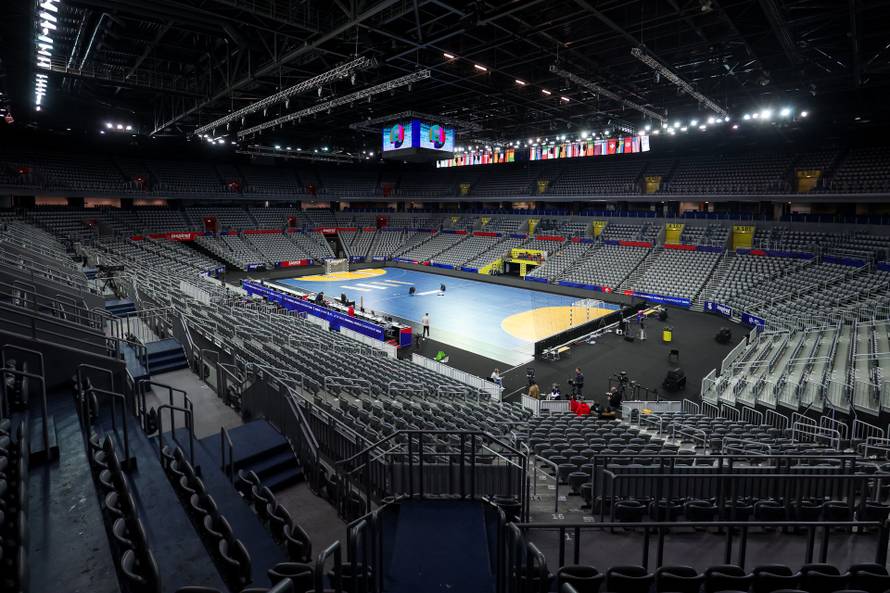 Zagreb: Organizirani media tour po Areni Zagreb uoci Svjetskog prvenstva u rukometu