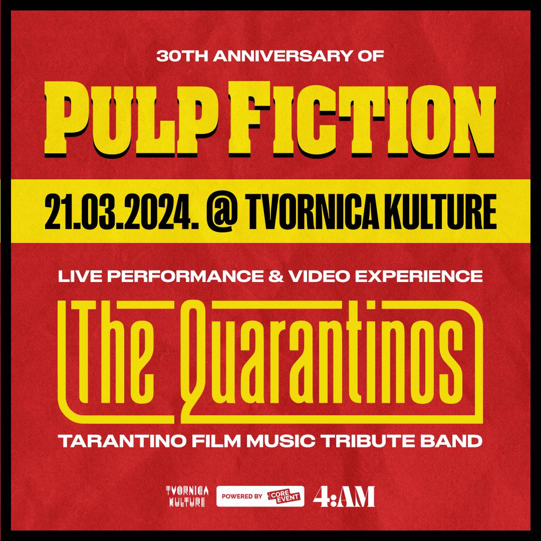 Pulp Fiction slavi 30. rođendan u Tvornici Kulture