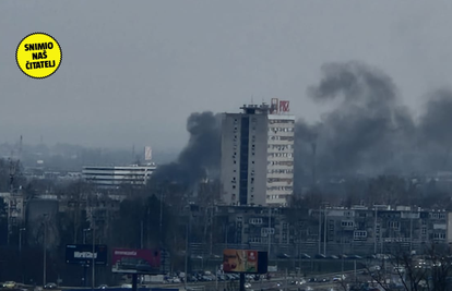 Iznad Novog Zagreba sukljao crni dim. Evo što je izgorjelo