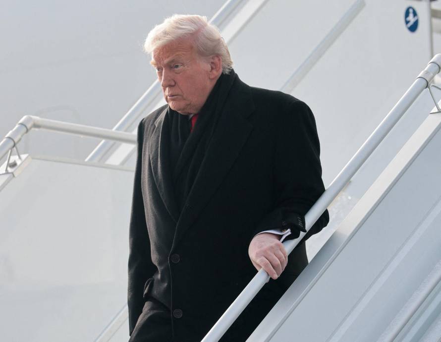 U.S. President Donald Trump attends the World Economic Forum in Davos