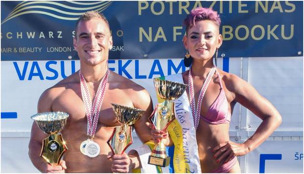 Vruće u Sisku: Filip i Maruška postali su mister i miss bazena