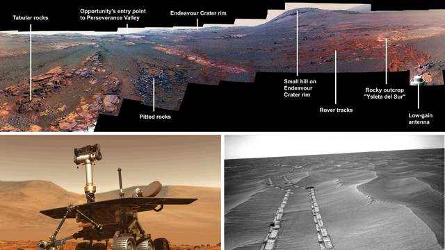 Opportunity za oproštaj poslao prekrasnu fotografiju s Marsa