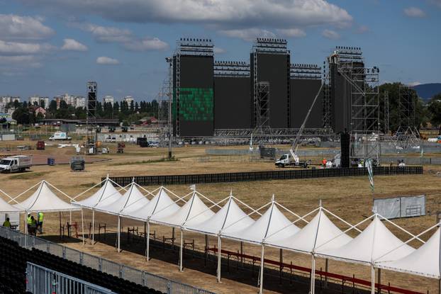 Zagreb: Obilazak Hipodroma uoči koncerta Marka Perkovića Thopsona
