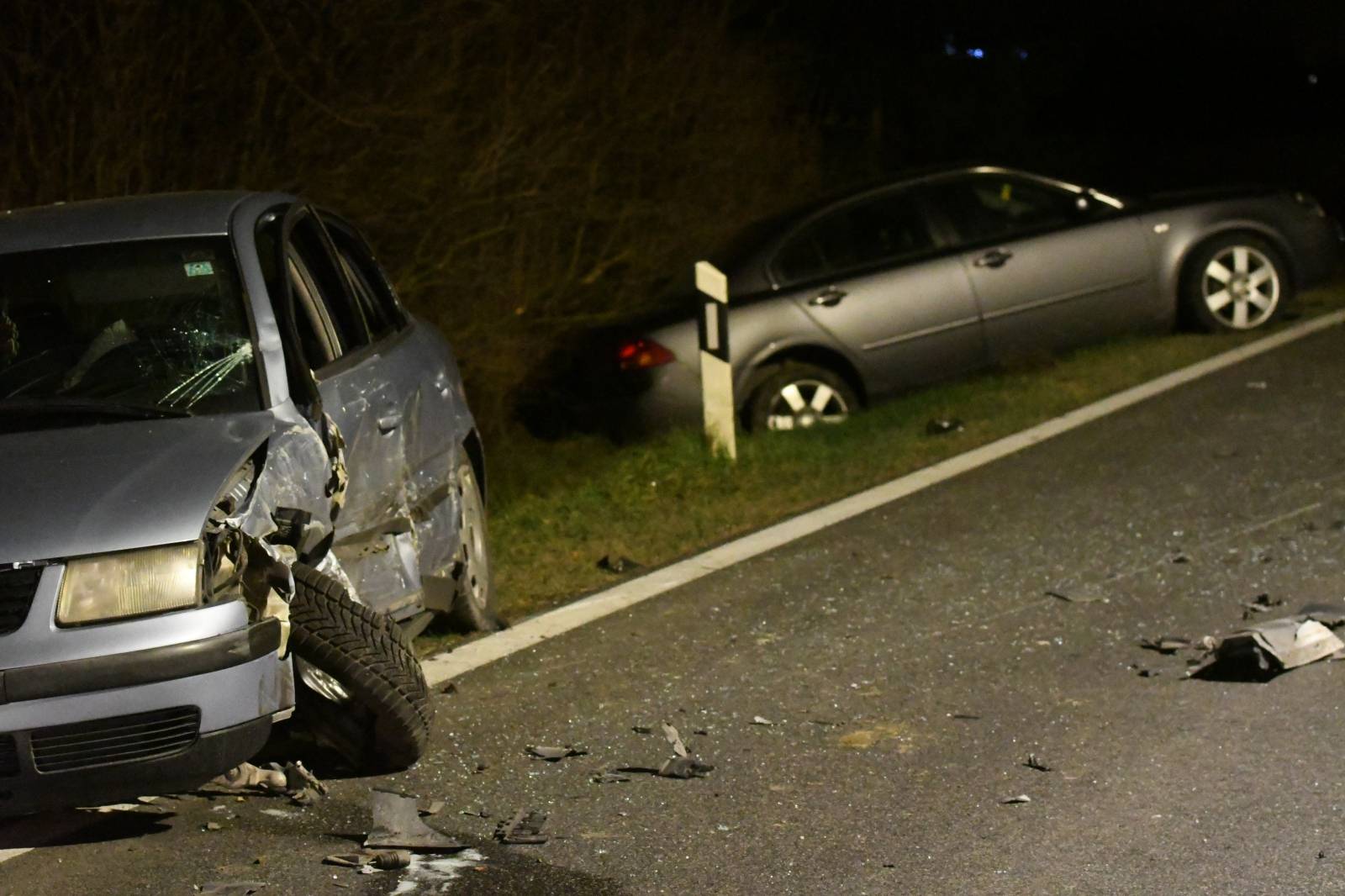 Cugovec: Tri osobe ozlijeđene u sudaru četiri automobila i kamiona