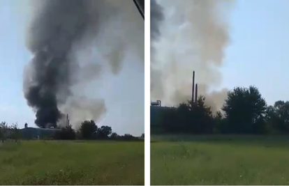 Požar u firmi za proizvodnju namještaja u Beljevini: Oko 30 vatrogasaca bori se s vatrom