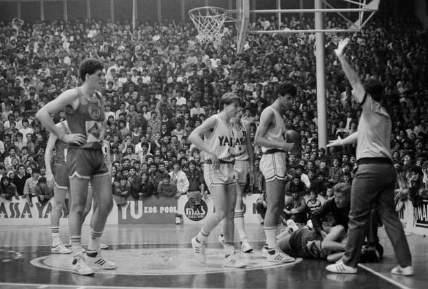 Druga utakmica finala play-offa Prvenstva Jugoslavije 1986. godine, KK Cibona - KK Zadar