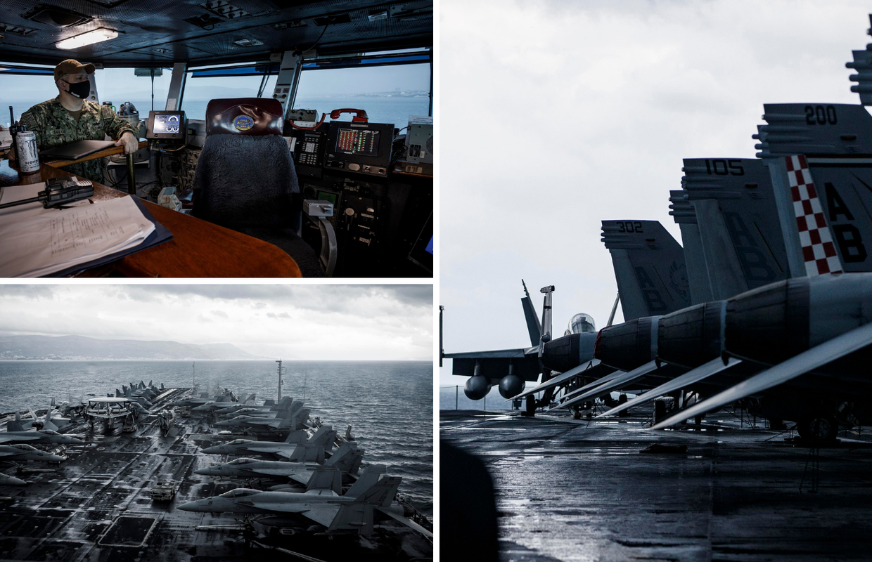 FOTO Bili smo na nosaču aviona Harry S. Truman: Odakle među avionima jedan sa šahovnicom?