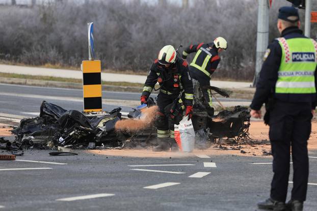 Velika Gorica: Automobilom sletio s ceste pa udario u stup