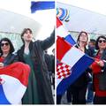 Na Eurosong su stigle i Prljina supruga i dvije kćeri, uzbuđeno mahale zastavama: 'Idemooo!'