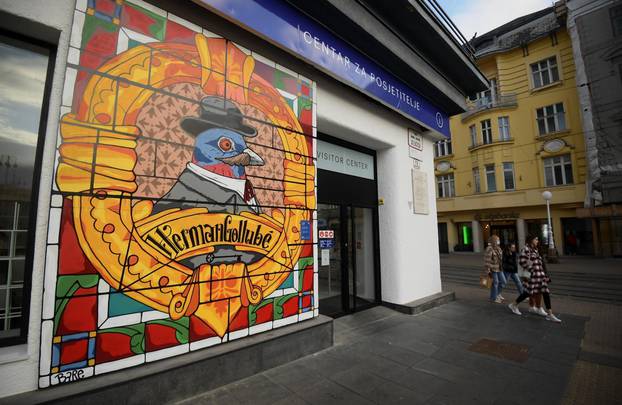 Zagreb: Grafiti u centru grada u sklopu projekta "Ulični triptih"