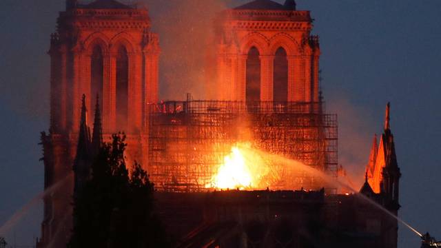 Fire at NotreÂ DameÂ Cathedral in Paris