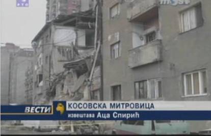 Urušila se zgrada: Troje ljudi ozlijeđeno u Mitrovici