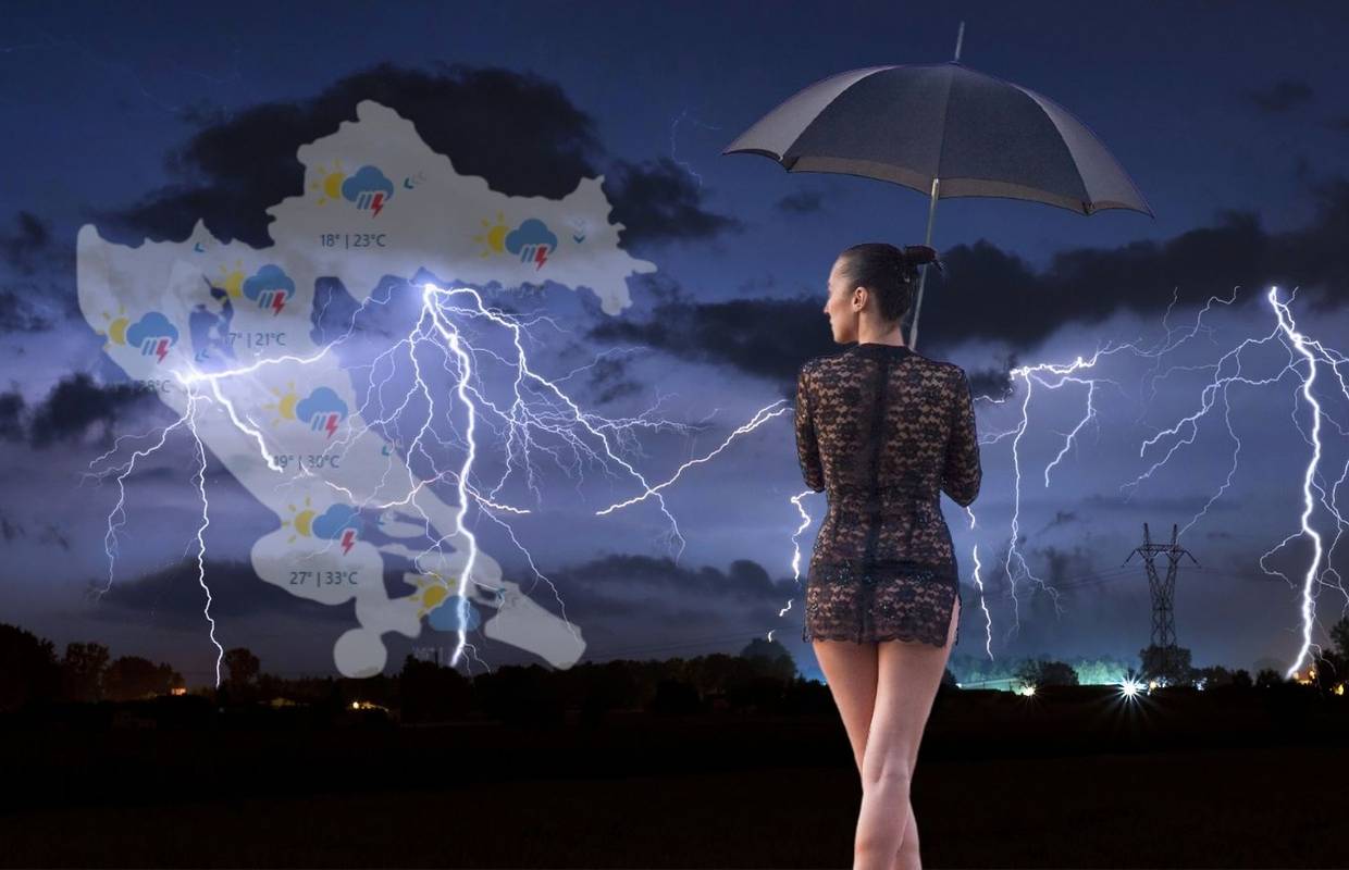 Veliki pad temperature, moguća tuča i pijavice, upalili žuti alarm
