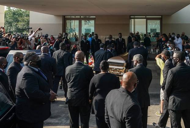 Funeral for George Floyd in Houston, Texas