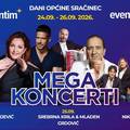 Dani Op&cacute;ine Sra&ccaron;inec: Tri dana glazbe i zabave! Sti&zcaron;u Grdovi&cacute;, Ana Bekuta, Srebrna Krila...