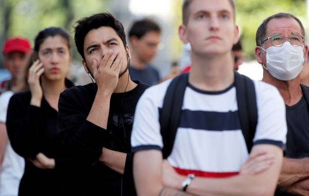 Fire at the Cathedral of Saint Pierre and Saint Paul in Nantes