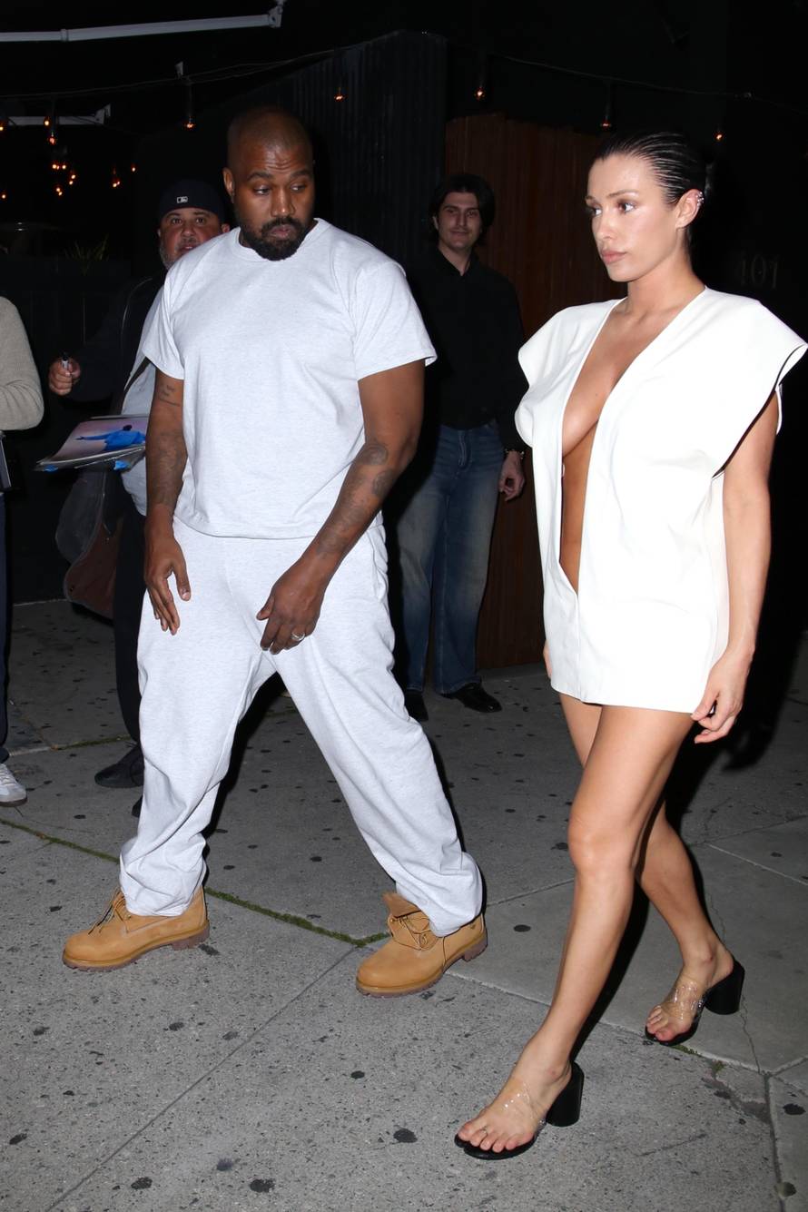 Kanye West & wife Bianca Censori leaving Ty Dolla $ign birthday party in WeHo