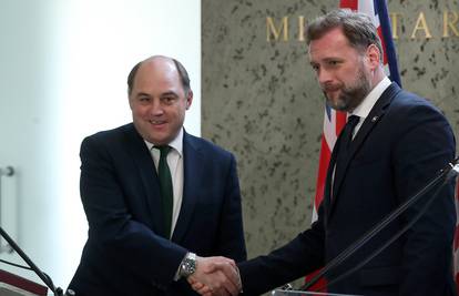 Britanski ministar sastao se s Banožićem: 'London i Zagreb ujedinjeni u podršci Ukrajini'