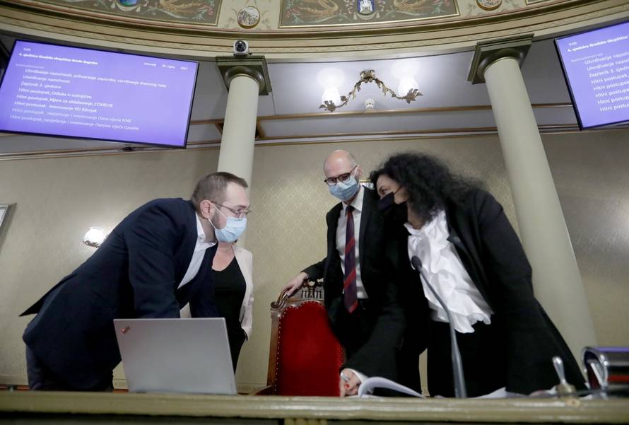 Zagreb: Na sjednici zagrebačke Skupštine o rebalansu gradskog proračuna