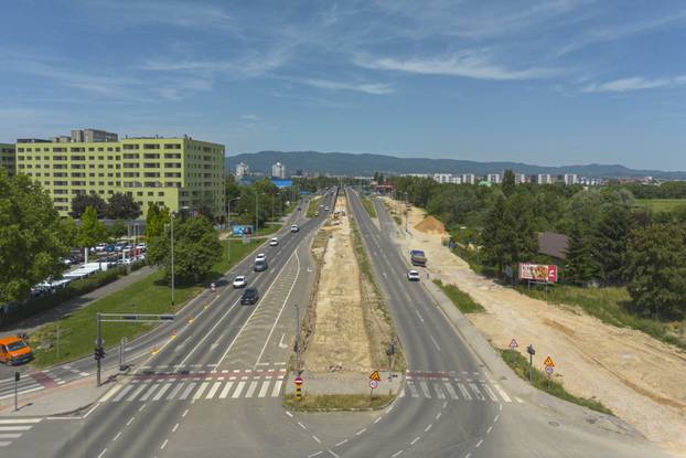 Zagreb: Radovi u Sarajevskoj snimljeni iz zraka