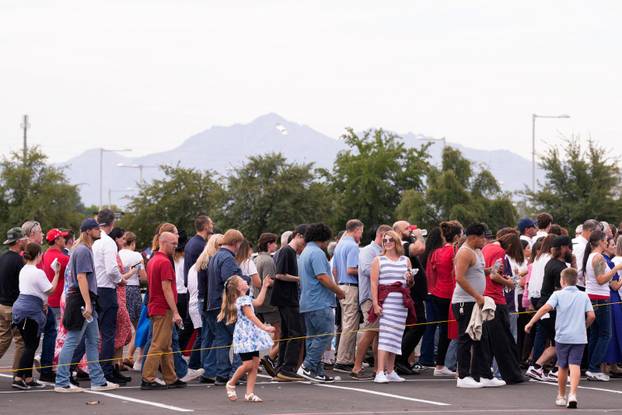 Memorial service for slain conservative commentator Kirk in Glendale