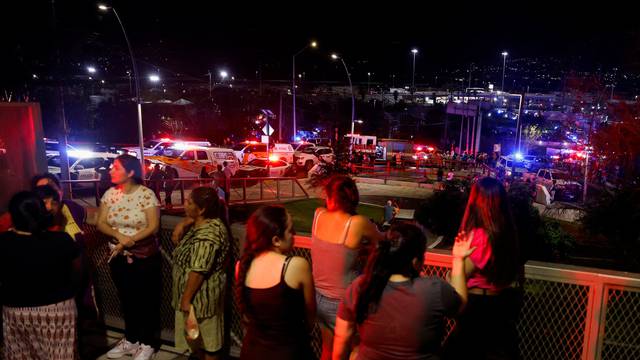 Structure collapses at a campaign event for the Citizens' Movement party, in San Pedro Garza Garcia