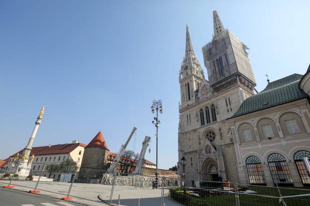 Zagreb: Nastavljeni pripremni radovi za sanaciju katedrale