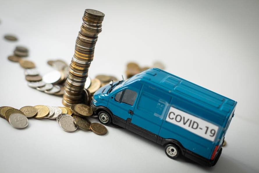 Ilustracija za Korona virus i financije