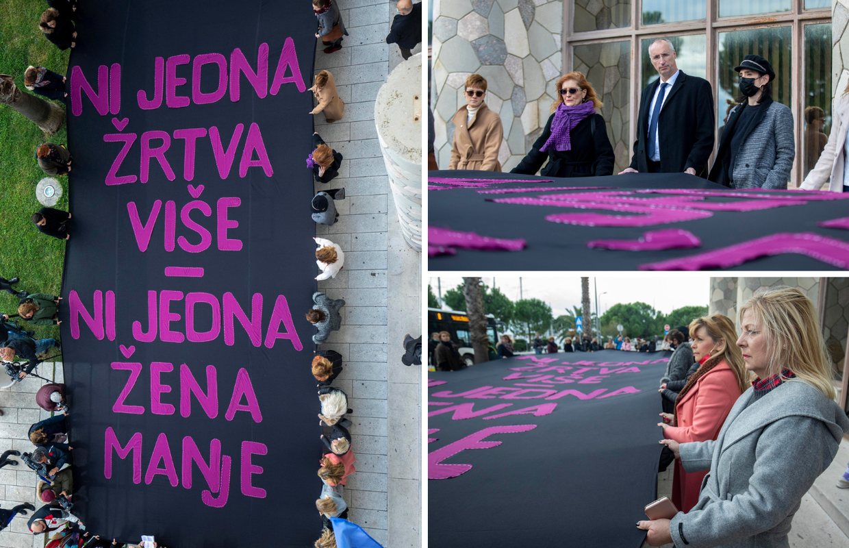 U Splitu prosvjed zbog ubojstva žene na poslu: 'Ni jedna žrtva više, ni jedna žena manje'