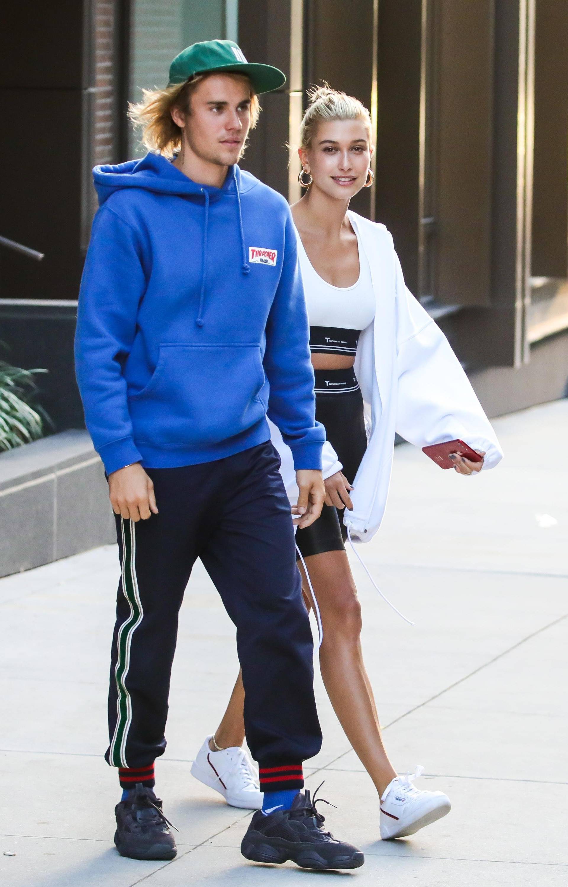 Justin Bieber And Hailey Baldwin Spotted Together in New York City