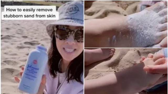 Mama otkrila trik kako da se po vama ne lijepi pijesak s plaže