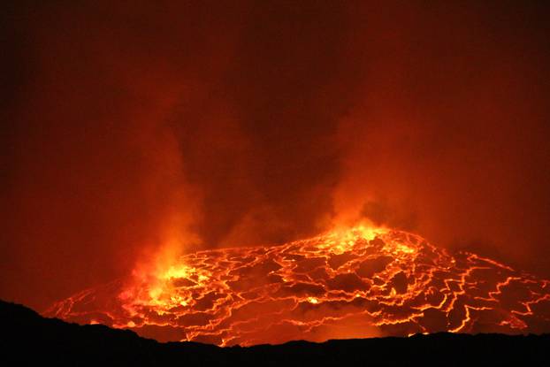 Volcano Nyiragongo